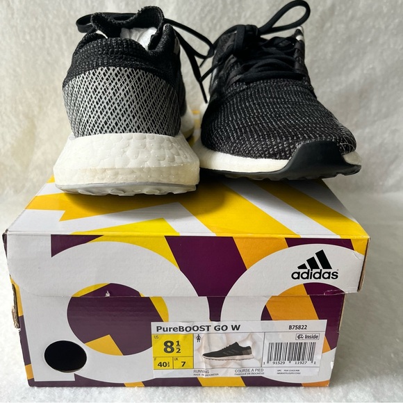 Adidas Women Pure Boost Running Athletic Sneakers Size 8 1/2 - Picture 5 of 6